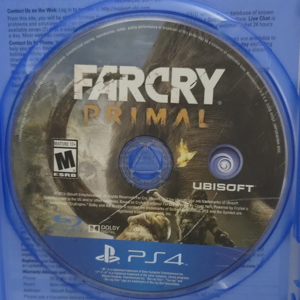 Far Cry Primal Bonus Edition (Sony PlayStation 4 PS4) CIB Tested & Working